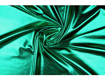 Lamé Grass Green