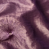 Crinkle Taft Geborduurd Oud Lila Paars