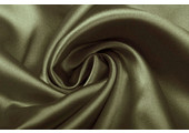 Stretch Satin Army Green