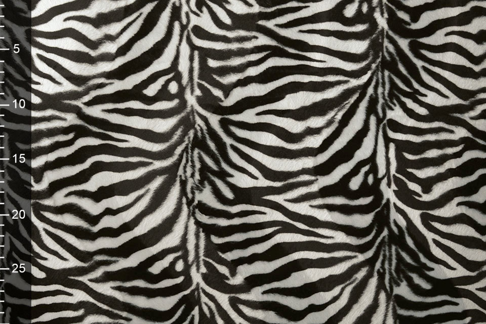 Velboa Zebraprint Klein