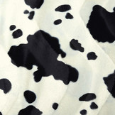 Velboa Cowprint Black Off-White