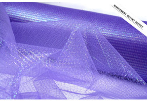 Lurex on Tulle Brilo Purple
