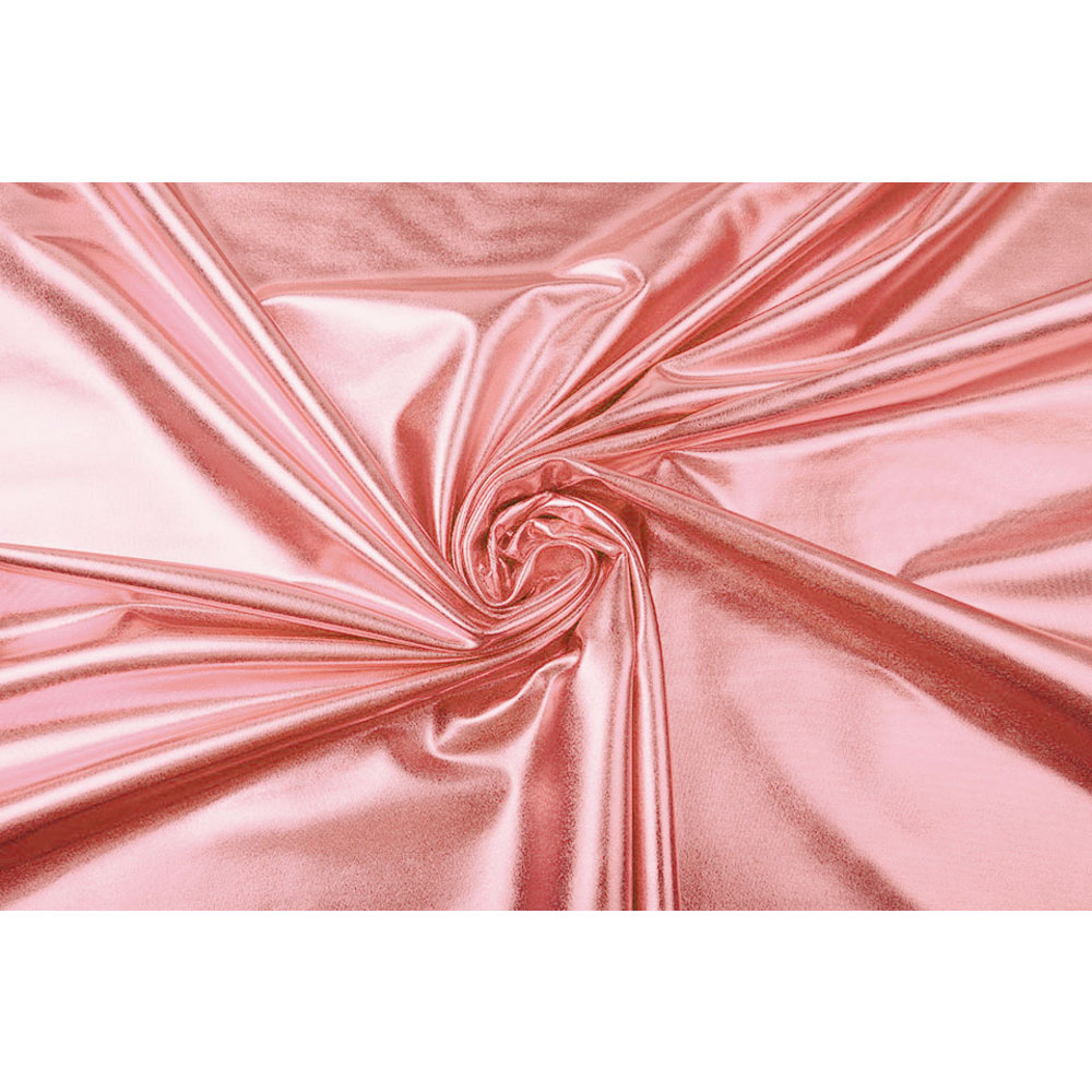 Stretch Satin Powder Pink - YES Fabrics