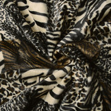 Velboa Patchwork Dierenprint