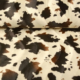 Velboa Cowprint Brown