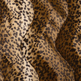 Velboa Donker Panterprint Mokka Bruin