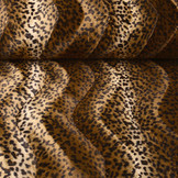 Velboa Dark Panterprint Mocha Brown