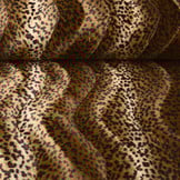 Velboa Donker Panterprint Mokka Bruin