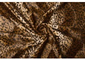 Velboa Dark Panterprint Mocha Brown
