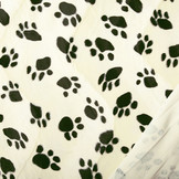 Velboa Dog Paws Off-White