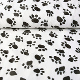 Velboa Hundepfoten Weiß