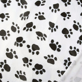 Velboa Dog Paws White