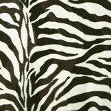 Velboa Zebraprint Large Black Off-White