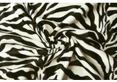 Velboa Zebraprint Large Black Off-White