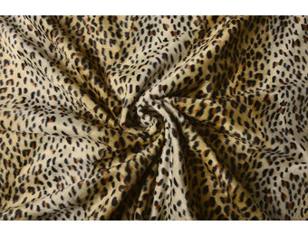 Velboa Light Panterprint Gold