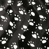 Velboa Hundepfoten Schwarz