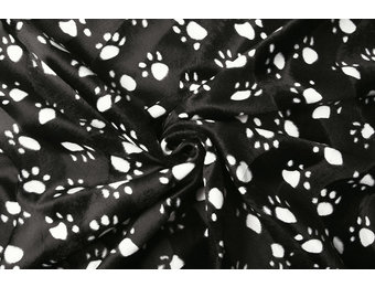 Velboa Hundepfoten Schwarz