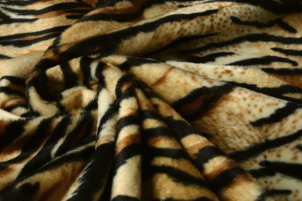 Velboa tigerprint 31 - YES Fabrics