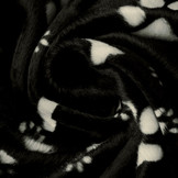 Velboa Dog Paws with Bone Black