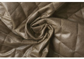 Quilted Alcantara Suede Taupe