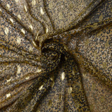 Chiffon Foil  Mini Luipaard Donker Oker