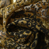 Chiffon Foil Mini Leopard Dark Ochre