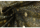 Chiffon Foil  Mini Leopard Army Grün