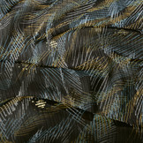 Chiffon Foil Scratches Zwart