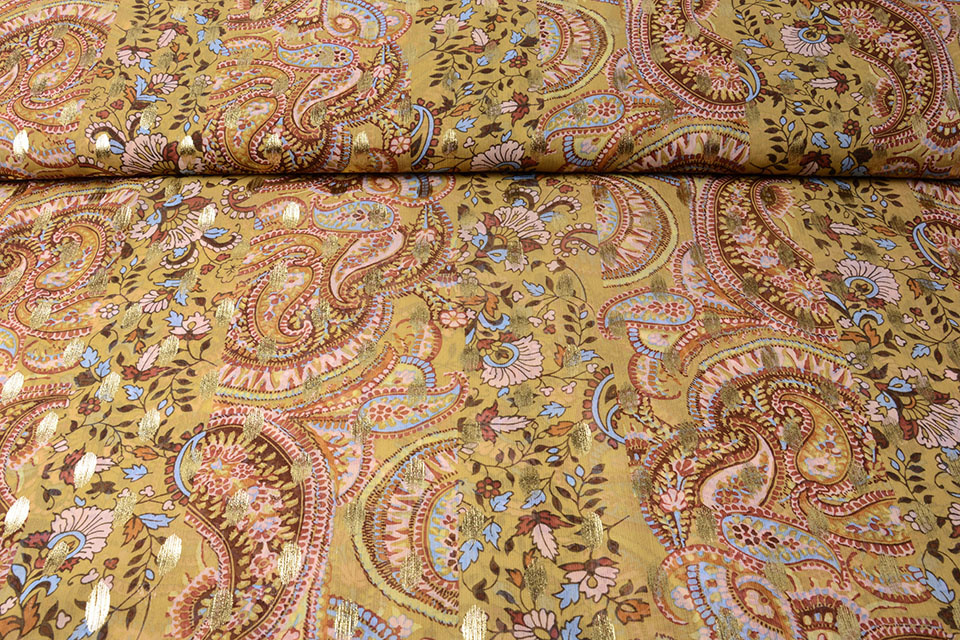 Chiffon Foil Topeng Ocher