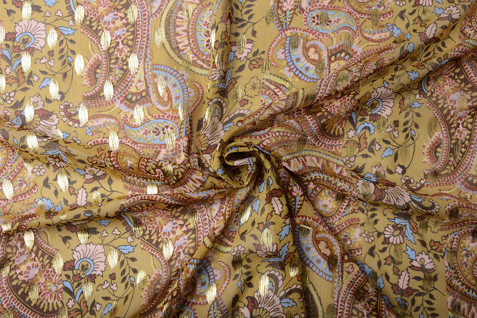 Chiffon Foil Topeng Ocher