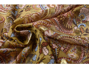 Chiffon Foil Topeng Ocker