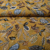 Chiffon Foil Leaves Dark Ocher