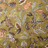 Chiffon Foil Blätter Olivgrün