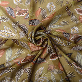 Chiffon Foil Blätter Olivgrün