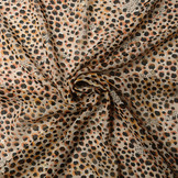 Chiffon Foil Panter Swipes Beige