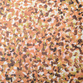 Chiffon Foil Blobs Orange Red