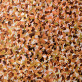 Chiffon Foil Blobs Oranje Rood