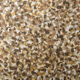 Chiffon Foil Blobs Mocha Brown