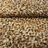 Chiffon Foil Blobs Mokka Braun