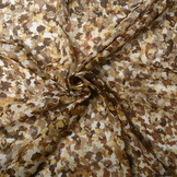 Chiffon Foil Blobs Mokka Bruin