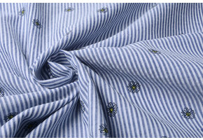 Seersucker Strepen Madelief