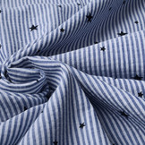 Seersucker Stripes with Stars