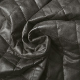 Gewatteerde Alcantara Suede Antraciet Grijs