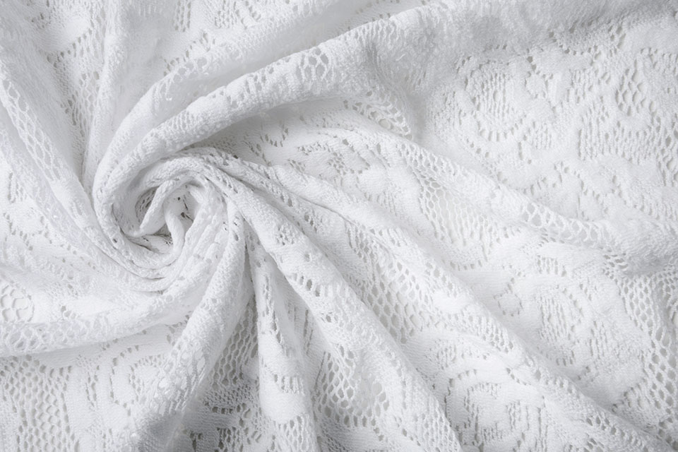 Cotton Lace Sofie White - YES Fabrics