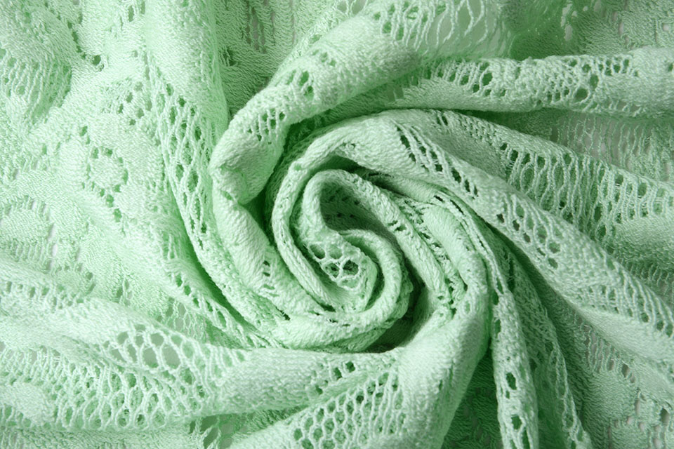 Cotton Lace Sofie Mint Green - YES Fabrics