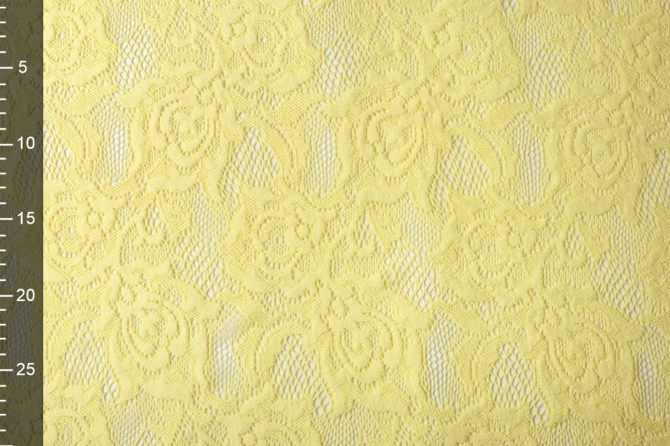 Yellow lace fabric - Lace To Love