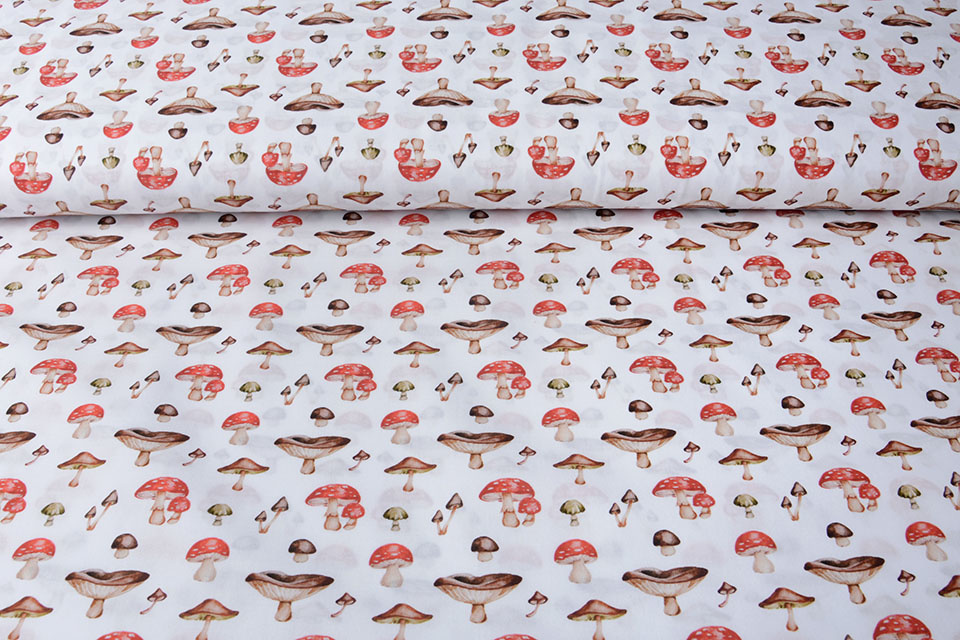 100% Digital Cotton Mushrooms