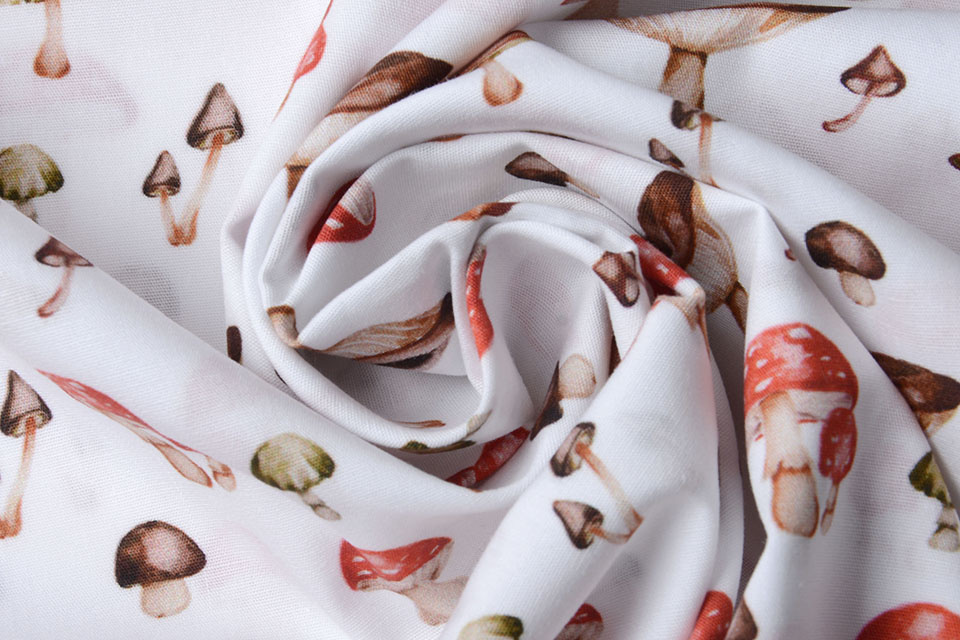 100% Digital Cotton Mushrooms