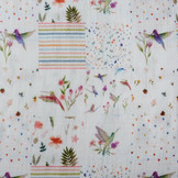 Double Gauze Fabric Patchwork Colibrie