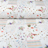 Double Gauze Fabric Patchwork Colibrie